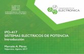 IPD-417 SISTEMAS ELECTRICOS DE POTENCIA Introducciónprofesores.elo.utfsm.cl/~mpl/wp-content/uploads/2017/08/ipd417_01... · Sistemas Eléctricos de Potencia 11 1. Aumentar eficiencia