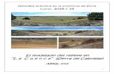 Geología práctica en la provincia de Soria 2018 / 19 · nivel de colmatación de las cuencas terciarias en el Ibérico). La interpretación geomorfológica de las superficies escalonadas