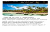 VIAJE DE NOVIOS A NICARAGUA. · combinan para producir un encanto especial en esta mitad oriental de Nicaragua. Cada sitio en Nicaragua tiene su lugar especial, cada rincón de este