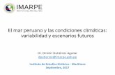 El mar peruano y las condiciones climáticas: variabilidad ...biodiversidad y en la distribución y biomasa de los recursos hidrobiológicos. El mar peruano y las condiciones climáticas: