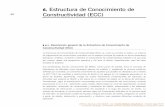 6. Estructura de Conocimiento de - Universidad de Chile · La Estructura de Conocimiento de Constructividad (ECC) es, como su nombre lo indica, un sistema de organización de conocimiento