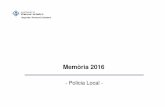 Memòria 2016 - Ajuntament de Vilanova i la Geltrú · L’any 2016, el total d’accidents amb ferits lleus, greus o mort, han sumat la xifra de 243. Els mesos de l’any amb més