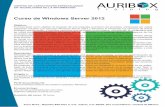 Curso de Windows Server 2012 - Auribox TrainingEl curso tiene como objetivo la creación de una maqueta (o entorno de pruebas), compuesta por varias máquinas virtuales que ejecutan