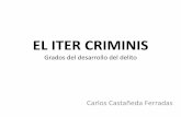 EL ITER CRIMINIS - Ministerio de Justicia y Derechos Humanos … · esconde, vende o ayuda a negociar un bien de cuya procedencia delictuosa tenía conocimiento o debía presumir