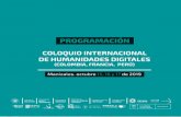 programa de mano V4Programa Regional Francia, América Latina y el Caribe (PREFALC) Fondation Maison de Sciences de l'Homme (FMSH) Université Paul-Valéry Montpellier, 3 Universidad