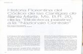 Nazionae Centra eeprints.ucm.es/39417/1/Historia_florentina_del_Codice_de...El proyecto de la edición de las Ca litigas de Salita Maria es la culminación del empeño poético y devocional
