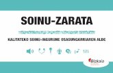 SOINU-ZARATA · 2019-05-27 · Gure gizarte modernoan gero eta presentzia handiagoa du kutsadura ikusezin honek. Gero eta industriako jarduera handiagoa, garraioa, eraikuntza, gizartearen