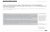 Las colecciones de referencia osteológica como una ...scielo.isciii.es/pdf/cmf/v24n1-2/2-43.pdf · tante de desaparecidos en todo el territorio colom-biano, el Comité Internacional