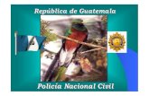 La República de Guatemala se encuentra localizada en la ... · Xinca y el Garifuna. El 61% de la población es indígena; predominando la religión católica, lo que contribuye a