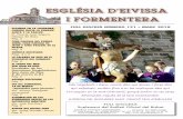 ESGLÉSIA D’EIVISSA I FORMENTERA · 2018-02-28 · 2 - ESGLÉSIA D’EIVISSA I FORMENTERA Con la imposición de la ceniza, el 14 de febrero, iniciamos la Cuaresma. La Iglesia Católica