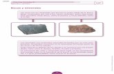 Rocas y minerales - yoquieroaprobar.es8 Rocas y minerales Los minerales son materiales naturales formados por un solo com-ponente. Se pueden encontrar en la naturaleza formando parte