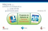 Anexo 8cofsegovia.portalfarma.com/Documentos/Portada/polimedica... · 2019-04-27 · Mejora de la adherencia terapéutica en el paciente polimedicado, cuya participación e implicación