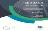 FEEDBACK 360° PDA · PDF file Reporte Feedback 360° PDA de Maria Del Valle El Feedback 360° PDA es una evaluación cuanti-cualitativa de las competencias –habilidades, comportamientos