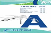 ANTENAS 344 - Mercado Ideal ANTENAS.pdf · la parte superior de algunos modelos de Televisiones Cable coaxial RG-59 a 75 ohms uso rudo ideal para la mayoría de las televisiones ...