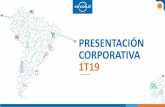 PRESENTACIÓN CORPORATIVA 1T19s2.q4cdn.com/740885614/files/doc_financials/es/2019/1t/Corporate-Presentation-1Q19...2 Cifras excluyen el ajuste por hiperinflación en Argentina (IAS