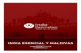 CRJM01 India Esencial y Maldivas - Indo Destination India Esencial y Maldivas2.pdf · que mezcla el estilo rajastaní y mogol. Tendrán preparados los trajes típicos hindúes, (sharees
