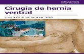 Cirugía de hernia ventral (PDF) · La mayoría de las hernias son tratadas usando reparaciones “sin tensión” . Esta cirugía usa materiales de malla de alambres especiales para