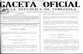 LA REPUBLICA DE VENEZUELAmusguito.net.ve/anapro/documentos/pgr.gob.ve/PN... · LA REPUBLICA DE VENEZUELA -MES IV Caracas, martes 26 de enero de 1999 N º 5.293 Extraordinario SUMARIO