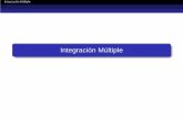 Integración Múltiple - UDCcaminos.udc.es/info/asignaturas/grado_itop/211/pdf/Int_multip_imp.pdf · Cálculo de integrales dobles (III) Si la región sobre la que se desea integrar