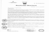 Resolución Directoral - Hospital Hermilio Valdizan• RM N2 526-2011/MINSA, Norma para la elaboración de los documentos normativos del Ministerio de Salud. • RM N°546-2011-MINSA,