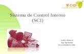 Sistema de Control Interno (SCI) · • Administración de grupo de productores con SCI, o bien empresas que manejan grupo de proveedores de menor tamaño. • Plataforma Ecert, Austria.
