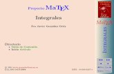 Proyecto MaTEX · 2004-09-26 · MATEMATICAS 1º Bachillerato A s = B + m v r = A + l u B d CIENCIAS MaTEX s JJ II J I JDoc DocI Volver Cerrar Proyecto MaTEX Integrales Fco Javier