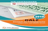 DALF - Stanley publishing · Catálogo Schubert para DALF 2019 DINA-4.indd 2 28/01/2019 16:09:57. Ahora disponible en dos volúmenes (Split edition) Spektrum Deutsch ya está disponible