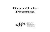 Recull de Premsa - Palau de la Música Catalanata Rafael Riqueni y levará anclas el 24 de mayo con el estreno de «Bodas sangres», que hermanará flamenco y jazz. La vigésimo segunda
