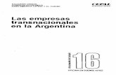 Las empresas transnacionales en la Argentinapublicacioneseconomia.flacso.org.ar/images/pdf/104.pdf · autores y no reflejan necesariamente los puntos devista de ambas instituciones.