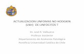 ACTUALIZACION LINFOMAS NO HODGKIN (LNH) …dbcitometria.royalwebhosting.net/images/old/docs/curso/...OBJETIVOS • Linfoma T angioinmunoblástico y espectro de lesiones de linfocitos