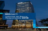 Informe de Banca Responsable 2018 · BBVA FRANCÉS INFORME DE BANCA RESPONSABLE 2018 5. 1.Acerca de BBVA. Somos una de las principales entidades financieras privadas de la República