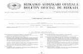 BIZKAIKO ALDIZKARI OFIZIALA BOLETIN OFICIAL DE BIZKAIA · el nudo de Basauri y la estación de pesaje de Iurreta.Tramo:Montorra-Iurreta». Notificación de incoación de expedientes