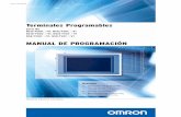 NS-Series Manual de programación · Serie C Indica controladores programables de la serie C de controladores programables OMRON SYSMAC: C200HS, C200HX/HG/HE-E/-ZE, CQM1, CQM1H, CPM1A,