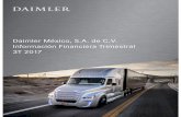 Daimler México, S.A. de C.V. Información Financiera ...daimler.com.mx/Documentos/EstadosFinancieros/Iformación...Daimler México, S.A. de C.V. Consolidado Clave de Cotización:
