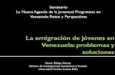 La emigración de jóvenes en Venezuela: problemas …safmun.weebly.com/uploads/4/0/3/9/40392359/la_emigracion...la seguridad, la imprevisión que caracteriza al vivir venezolano en