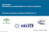 HELICE.NET Incremento de competitividad en el sector ...helicecluster.com/sites/helicecluster.com/files/pdf/helicenet_-_formacion_2007.pdf• Sourcing: Actualización de RFI,RFQ. CONTROL
