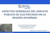 ASPECTOS GENERALES DEL SERVICIO PÚBLICO DE …...Ampliación de redes primarias, secundarias y alumbrado público sectores Abancay y Andahuaylas 1,302,261.30 TA-02,TA-03, TA-04, TA-05,