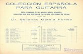 guitarmusic.info · COLECCIÖN ESPAÑOLA PARA GUITARRA Obras estogidas de los mejores autores españoles transcritas para este instrumento con arreglo a la escuela de Tárrega