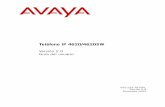 Teléfono IP 4620/4620SW - Avaya · 2004-02-18 · 3ra edición, incluidas todas las variaciones nacionales pertinentes, según se menciona en el Cumplimiento con IEC para equipos