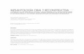 IMPLANTOLOGÍA ORAL Y RECONSTRUCTIVAunicieo.edu.co/wp-content/uploads/2013/11/Comparacion de...Comparación de la distribución de esfuerzos y desplazamientos por el método tridimensional