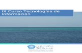 IX Curso Tecnologías de Informacion · Web viewPlan general del curso: Introducción al Sistema de Información Ambiental Marina, con demostraciones prácticas de algunos de los