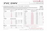 PVC DWV · 2019-06-03 · ASTM D 2665 y ASTM F 1866 >> Conexiones PVC (DWV) Drenaje - Descargas - Ventilación La posesión de esta hoja de productos no constituye un compromiso para
