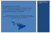 FEDERACIÓN INTERAMERICANA DE LA INDUSTRIA DE LA … · 2018-11-30 · Reglamento para el otorgamiento de Premio Latinoamericano de Responsabilidad Social Empresarial Federación