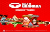 WALK IN GRANADA · 2019-10-01 · Sumérgete en la historia de Granada Inolvidable tour para descubrir las zonas más céntricas y populares de la ciudad, la Catedral, la Capilla