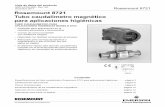 Rosemount 8721 Tubo caudalímetro magnético para aplicaciones … · 2019-01-18 · Hoja de datos del producto 00813-0109-4901, Rev. GA Diciembre 2011 3 Rosemount 8721 Especificaciones