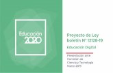 Proyecto de Ley boletín 12128-19educacion2020.cl/wp-content/uploads/2019/03/PDL... · 2019-03-06 · Opinión y propuestas de Eduaión 2020 3 Consideraciones para una polítia educativa