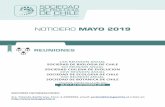 NOTICIERO MAYO 2019 - Sociedad Biología Chile...y tener disposición al trabajo colaborativo entre dos (2) o más laboratorios integrantes del GAMBIO. El salario es de $1.400.000