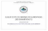 GUIA DE ESPECIES MARINAS REGLAMENTADAS (NO …drna.pr.gov/wp-content/uploads/2015/04/Guía-de-especies-marinas-reglamentadas-no...Español: mero batata, mero grande, mero sapo, judío