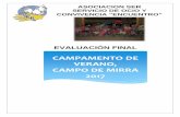 EVALUACIÓN FINAL 2017.pdfAyuntamiento de Campo de Mirra, que nos hacen sentir parte de ellos, así como otras actividades realizadas desde el Ayuntamiento de Cañada como Beneixama.