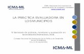 6 Chávez La práctica evaluadora en los municipios · LA PRÁCTICA EVALUADORA EN LOS MUNICIPIOS IV Seminario de pobreza, monitoreo y evaluación en las entidades federativas, 2018.